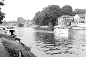 The River Thames  c.1965, Staines