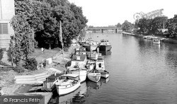 The Thames From The Bridge c.1955, Staines