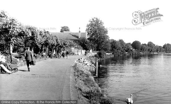 Photo of Staines, the Tow Path c1950