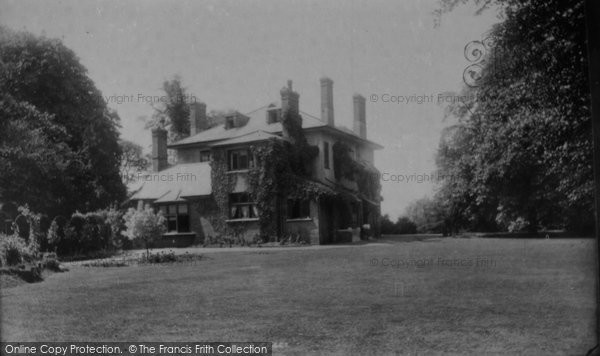 Photo of Staines, The Vicarage 1895