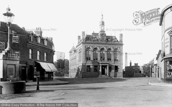 Photo of Staines, Town Hall 1895