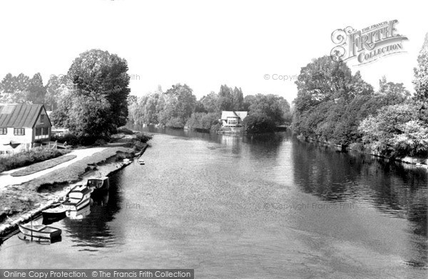 Photo of Staines, View From Bridge c.1960
