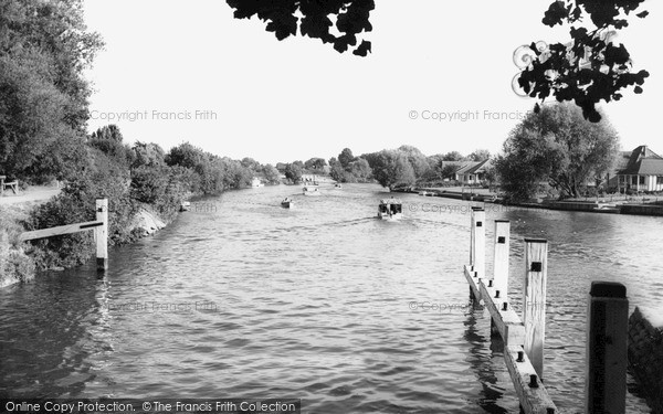 Photo of Staines, View From Penton Hook Lock c.1960