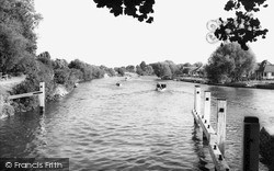 View From Penton Hook Lock c.1960, Staines