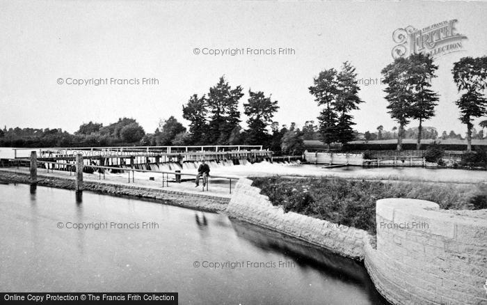 Photo of Staines, Weir c.1880