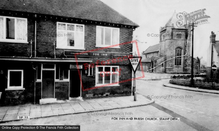 Photo of Stainforth, Fox Inn And Parish Church c.1965