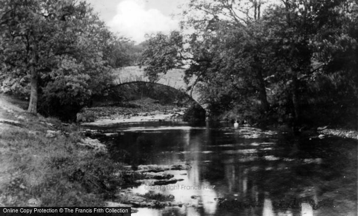 Photo of Stainforth, The Packhorse Bridge c.1955