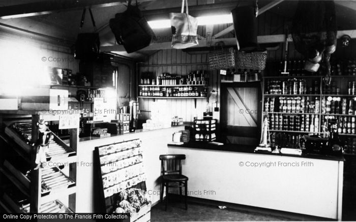 Photo of Staining, Newton Hall Holiday Centre Shop c.1955