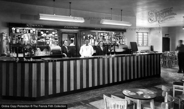 Photo of Staining, Newton Hall Holiday Centre, The Club House Bar c.1960