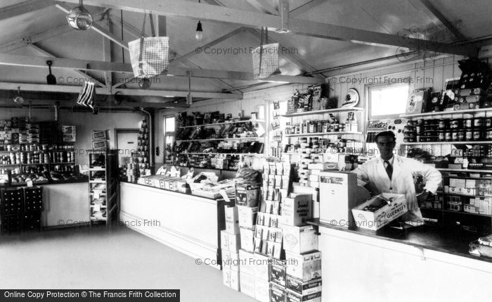 Photo of Staining, Newton Hall Holiday Centre, The Shop c.1960