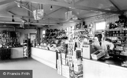 Newton Hall Holiday Centre, The Shop c.1960, Staining