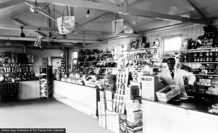 Staining, Newton Hall Holiday Centre, the Shop c1960