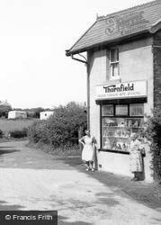 Thornefield Holiday Camp Shop c.1960, Staining