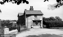 Thornfield Holiday Camp Shop c.1960, Staining