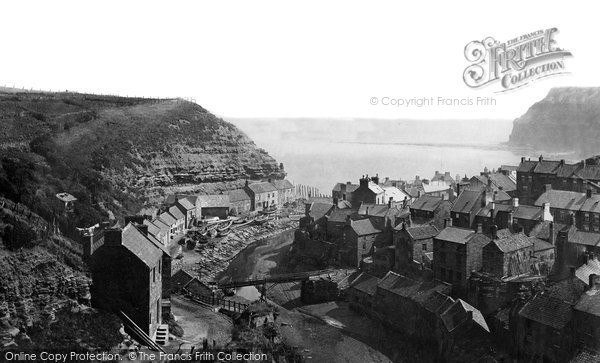 Photo of Staithes, c.1882