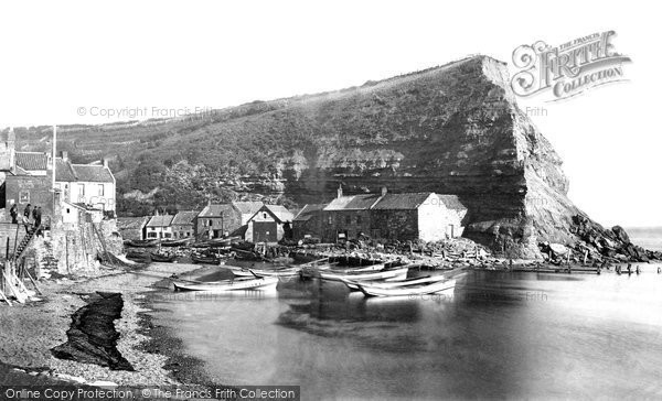 Photo of Staithes, c.1882