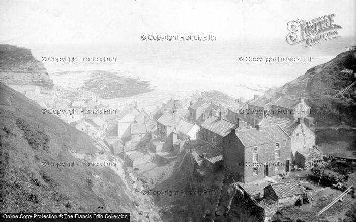 Photo of Staithes, c.1885