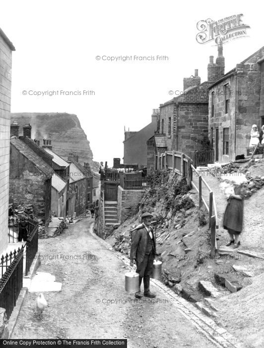 Photo of Staithes, Church Street 1925