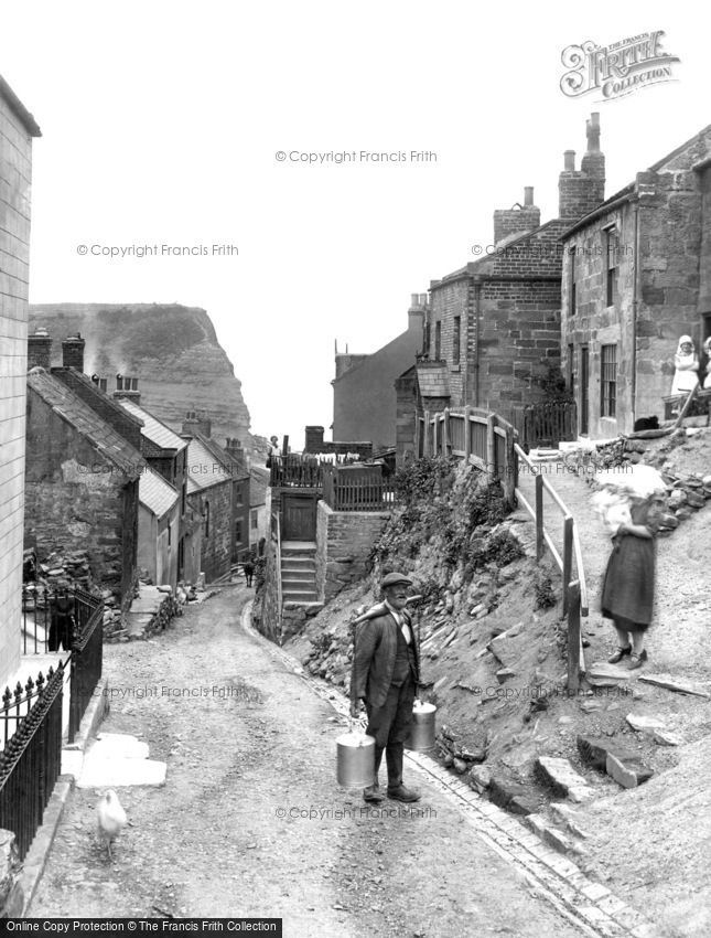 Staithes, Church Street 1925