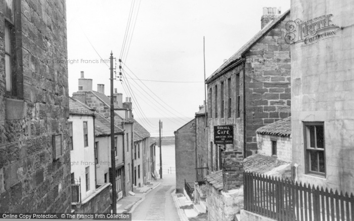 Photo of Staithes, Church Street 1949