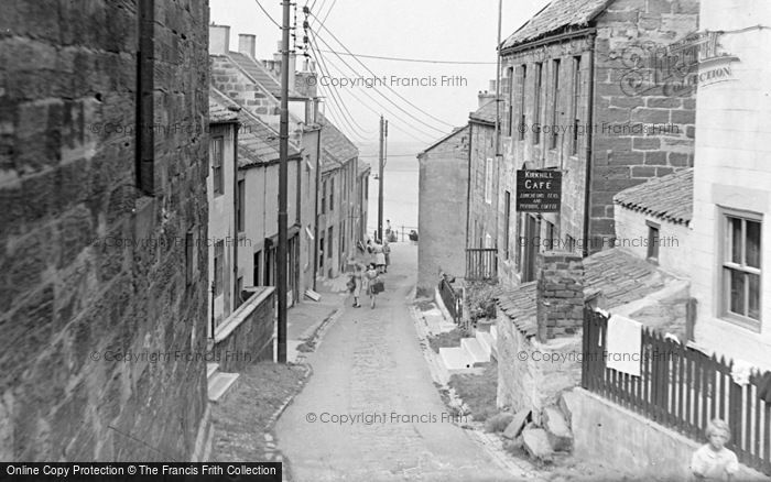 Photo of Staithes, Church Street c.1950