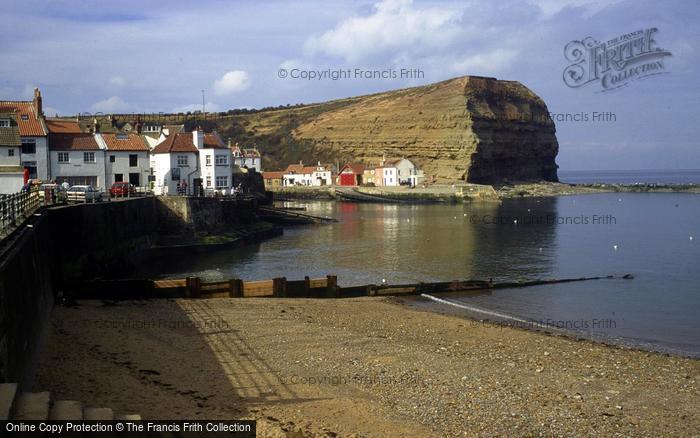 Photo of Staithes, Cliffs And Cowbar Nab c.1996