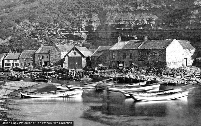 Photo of Staithes, Cowbar c.1882