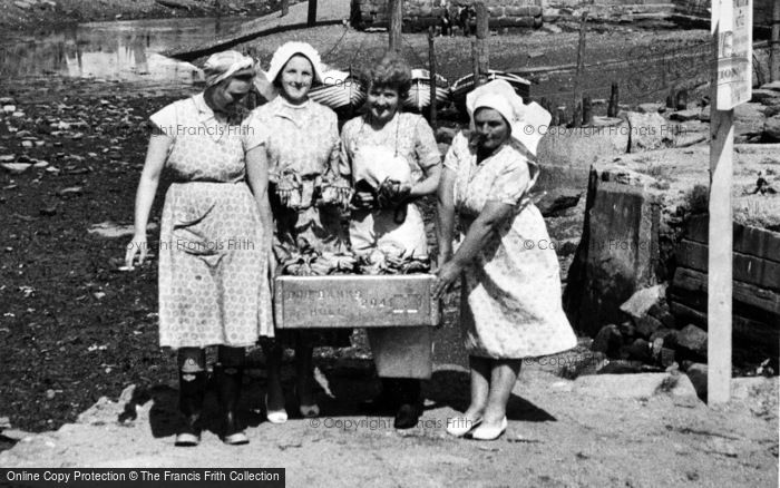 Photo of Staithes, Fishwives c.1960