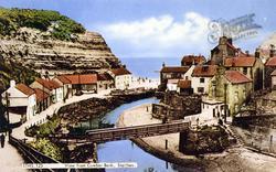 From Cowbar Bank c.1960, Staithes