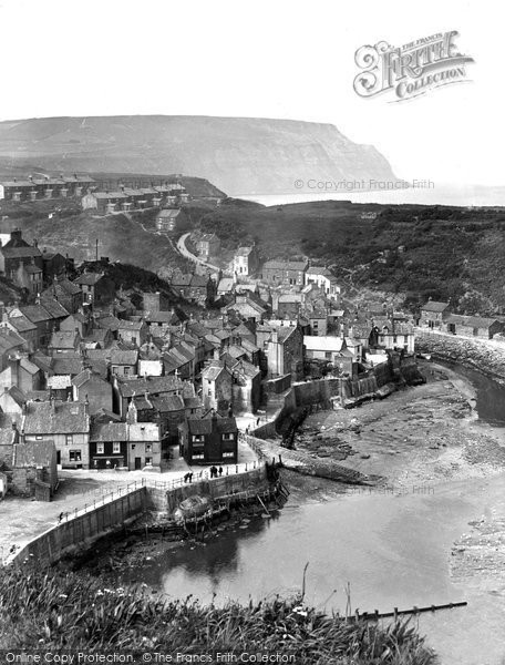 Photo of Staithes, From South Cliff 1927