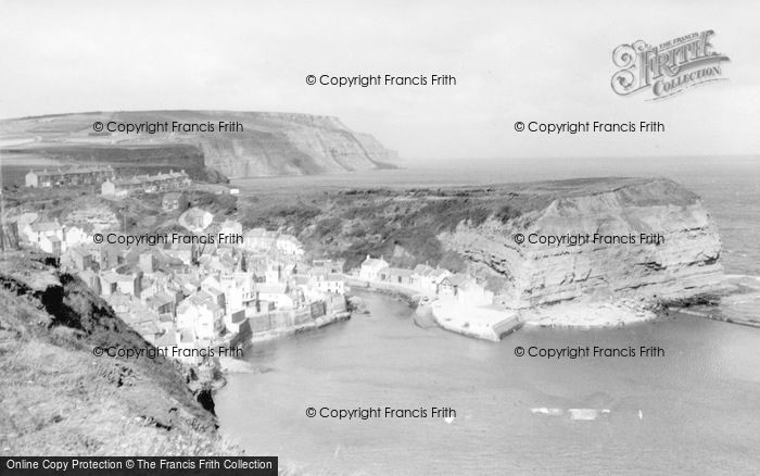 Photo of Staithes, From The Cliffs c.1960