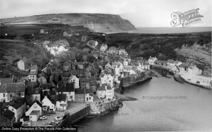 Photo of Staithes, From The Cliffs c.1960