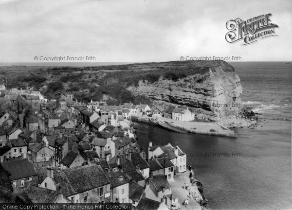 Photo of Staithes, From The Cliffs c.1960