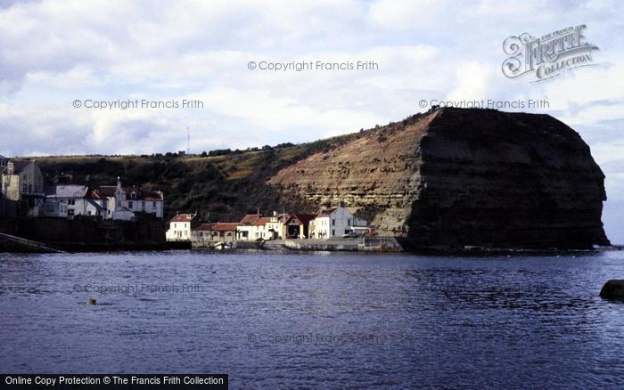 Photo of Staithes, Harbour And Cliff 1989