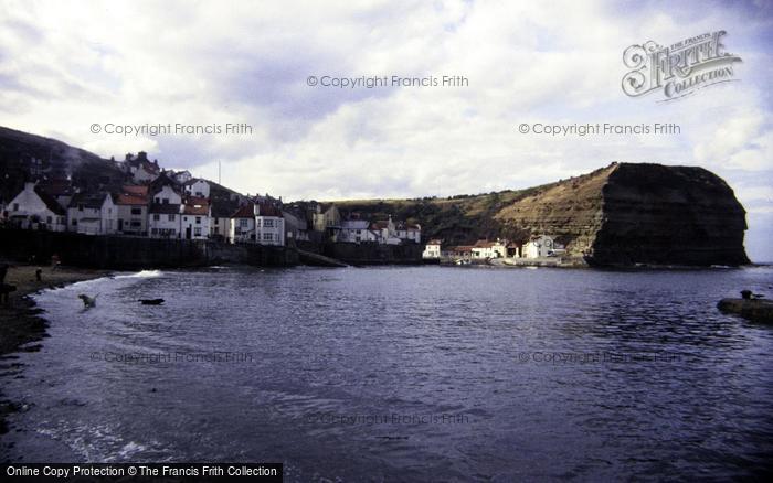 Photo of Staithes, Harbour And Cliff 1989