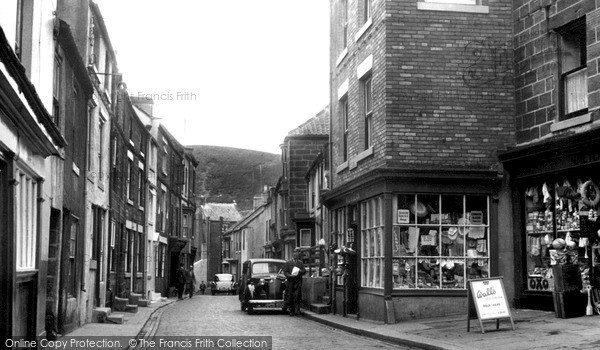 Photo of Staithes, High Street c.1955