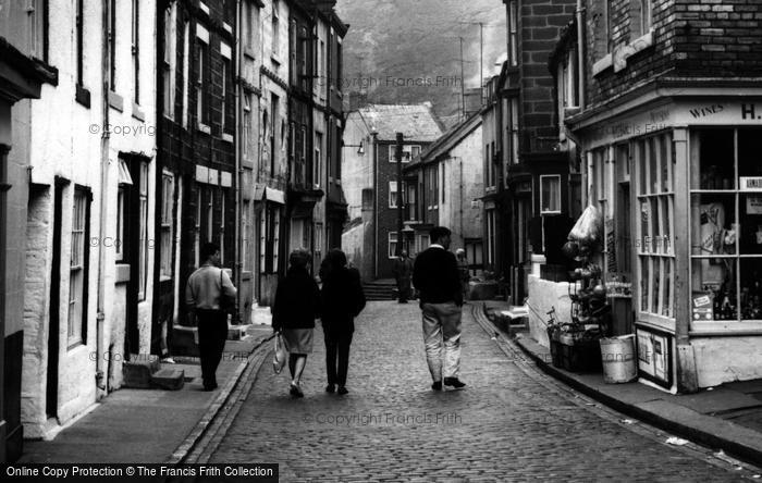 Photo of Staithes, High Street, Window Shopping c.1960