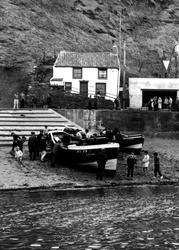 Launching The Boats c.1960, Staithes