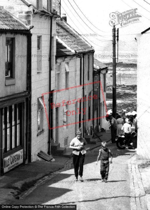 Photo of Staithes, Mother And Son, Church Street c.1960