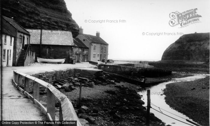 Photo of Staithes, North Side c.1955