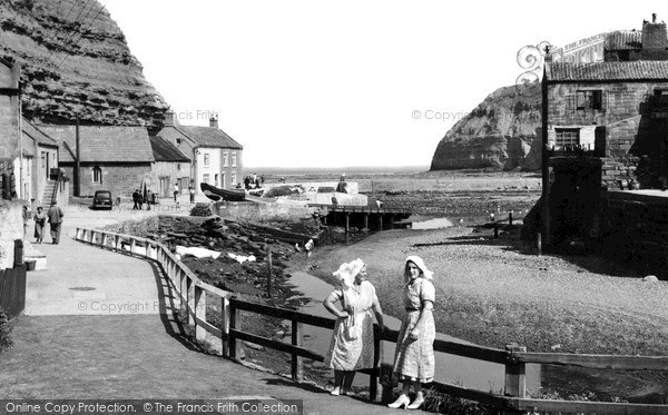 Photo of Staithes, North Side c.1960