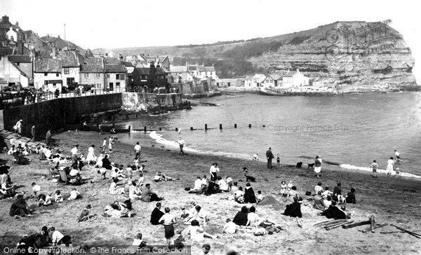 Photo of Staithes, The Beach And The Nab 1950