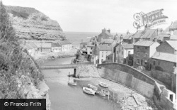 The Bridge And Beck c.1955, Staithes