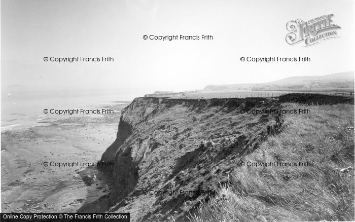 Photo of Staithes, The Cliffs c.1955