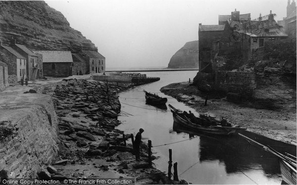 Photo of Staithes, The Harbour 1927