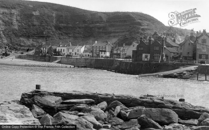 Photo of Staithes, The Harbour c.1955