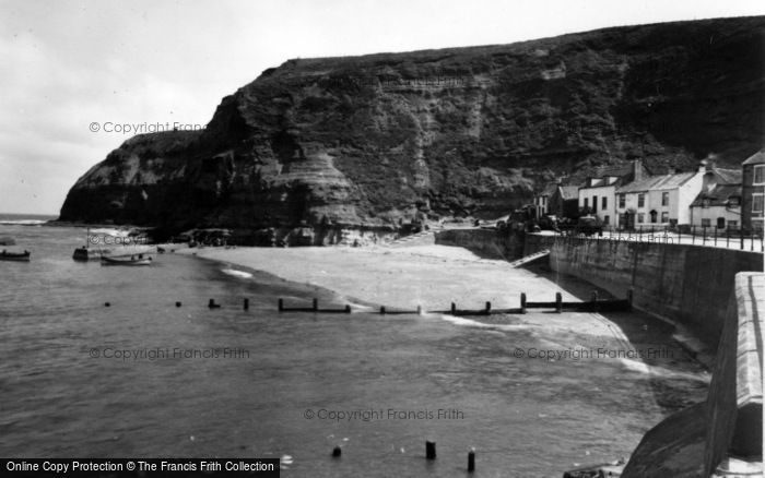 Photo of Staithes, The Harbour c.1955