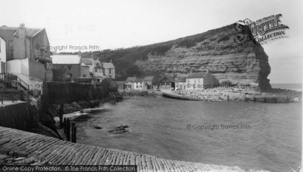 Photo of Staithes, The Harbour c.1955