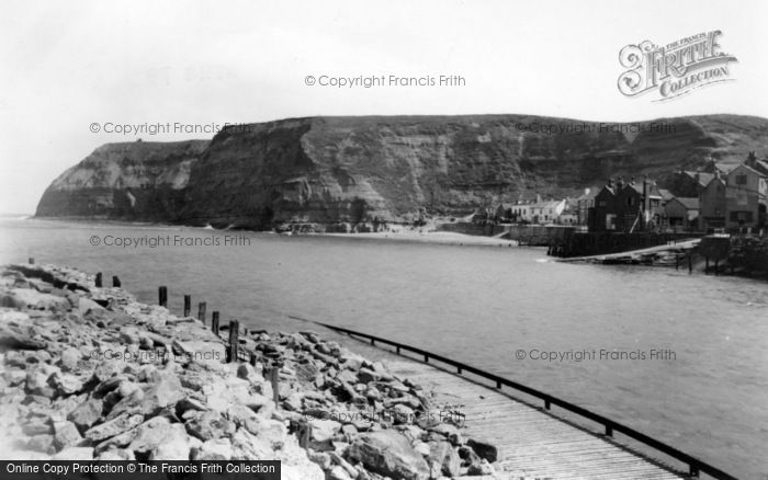 Photo of Staithes, The Harbour c.1955