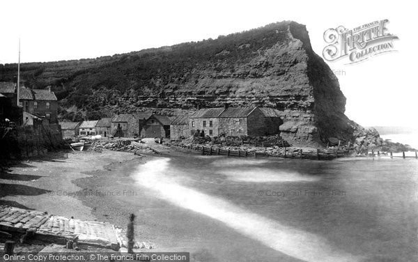 Photo of Staithes, The Nab c.1885